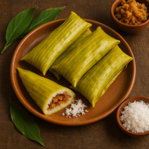 Patoleo Recipe step-by-step process