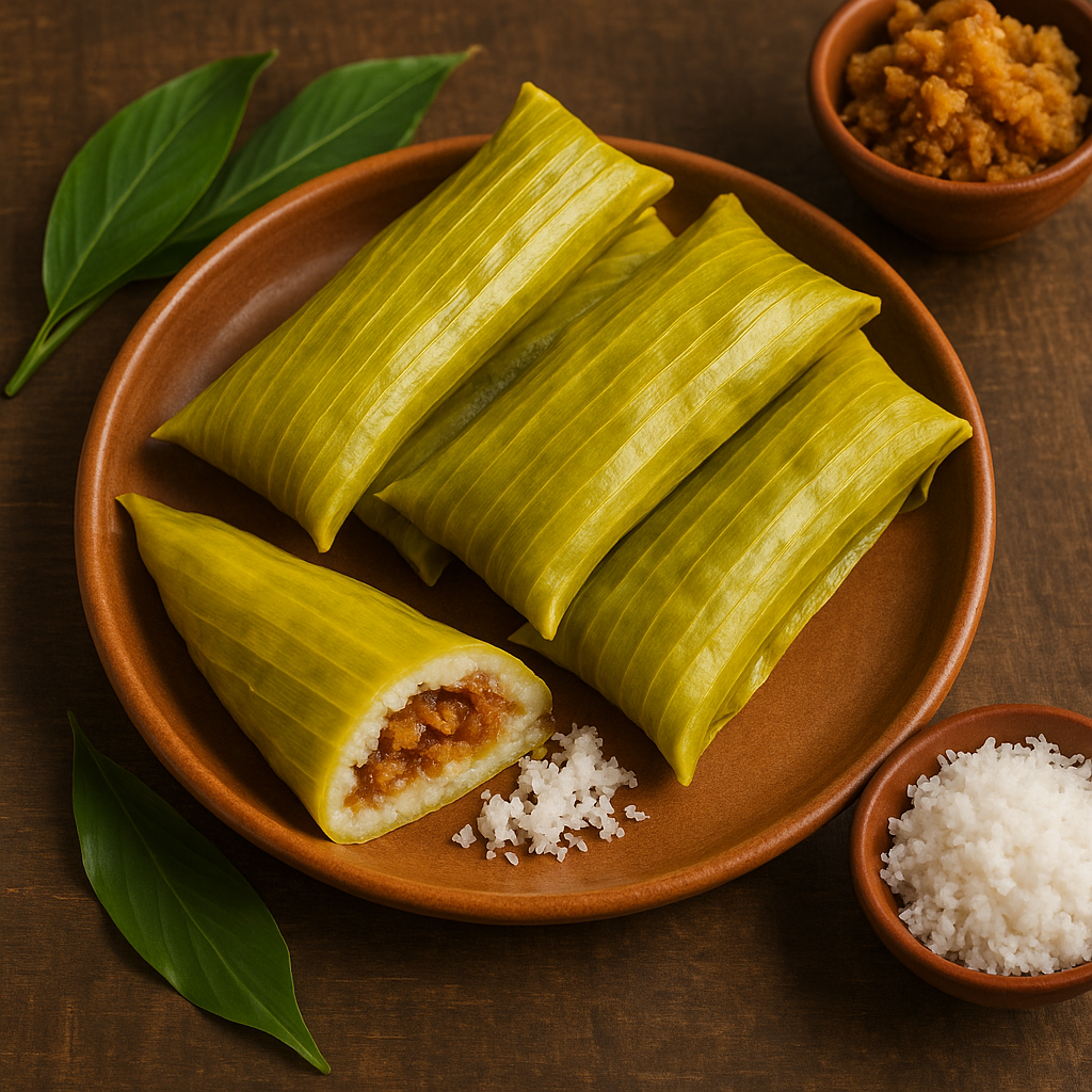 Patoleo Recipe step-by-step process